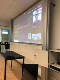 IN THE FRAMEWORK OF EUMENIA, DR. WISAM HAZIMEH, ASSISTANT PROFESSOR AT THE UNIVERSITY OF JORDAN, GAVE A LECTURE TO “EU AS A GLOBAL ACTOR” STUDENTS AT ROSKILDE UNIVERSITY.