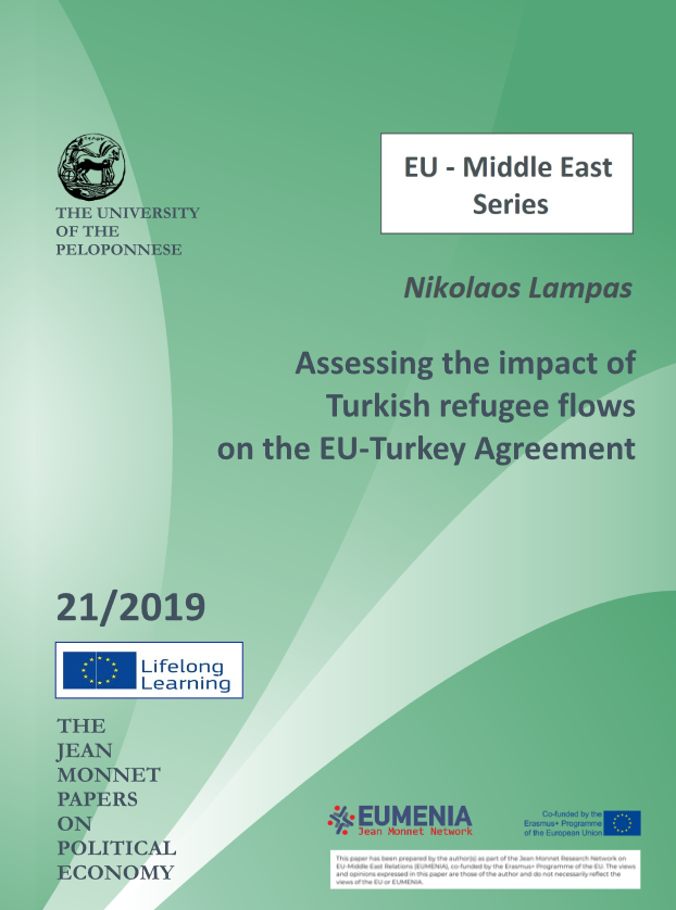 Working paper n°1 “Assessing the Impact of Turkish Refugee Flows on the EU-Turkey Agreement” by Dr. Nikolaos Lampas