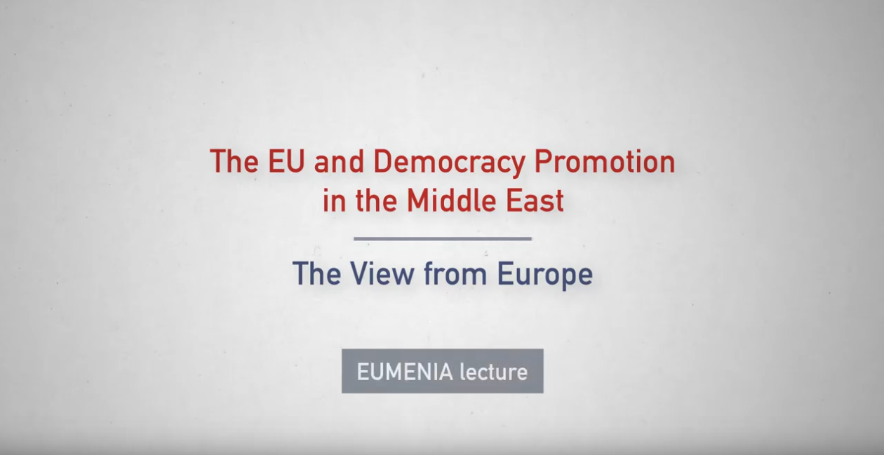 New lecture: “EU and democracy promotion in the Middle East (a European perspective)”, by Dr. Huber