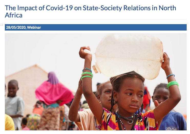 Webinar on “​The Impact of Covid-19 on State-Society Relations in North Africa​”, Istituto Affari Internazionali (IAI)