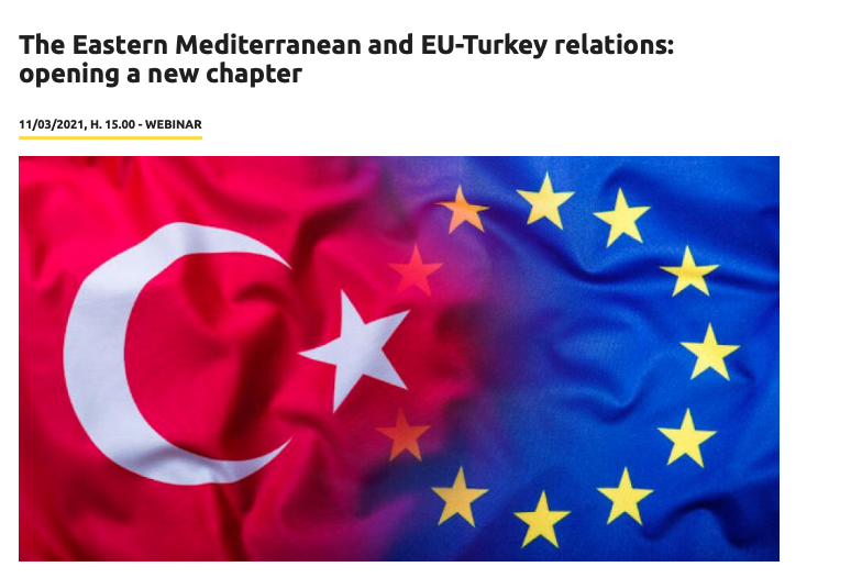 Webinar: “The Eastern Mediterranean and EU-Turkey relations: opening a new chapter” with Nathalie Tocci, IAI Director