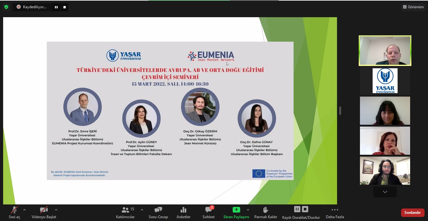 EUMENIA National Event – Yaşar University